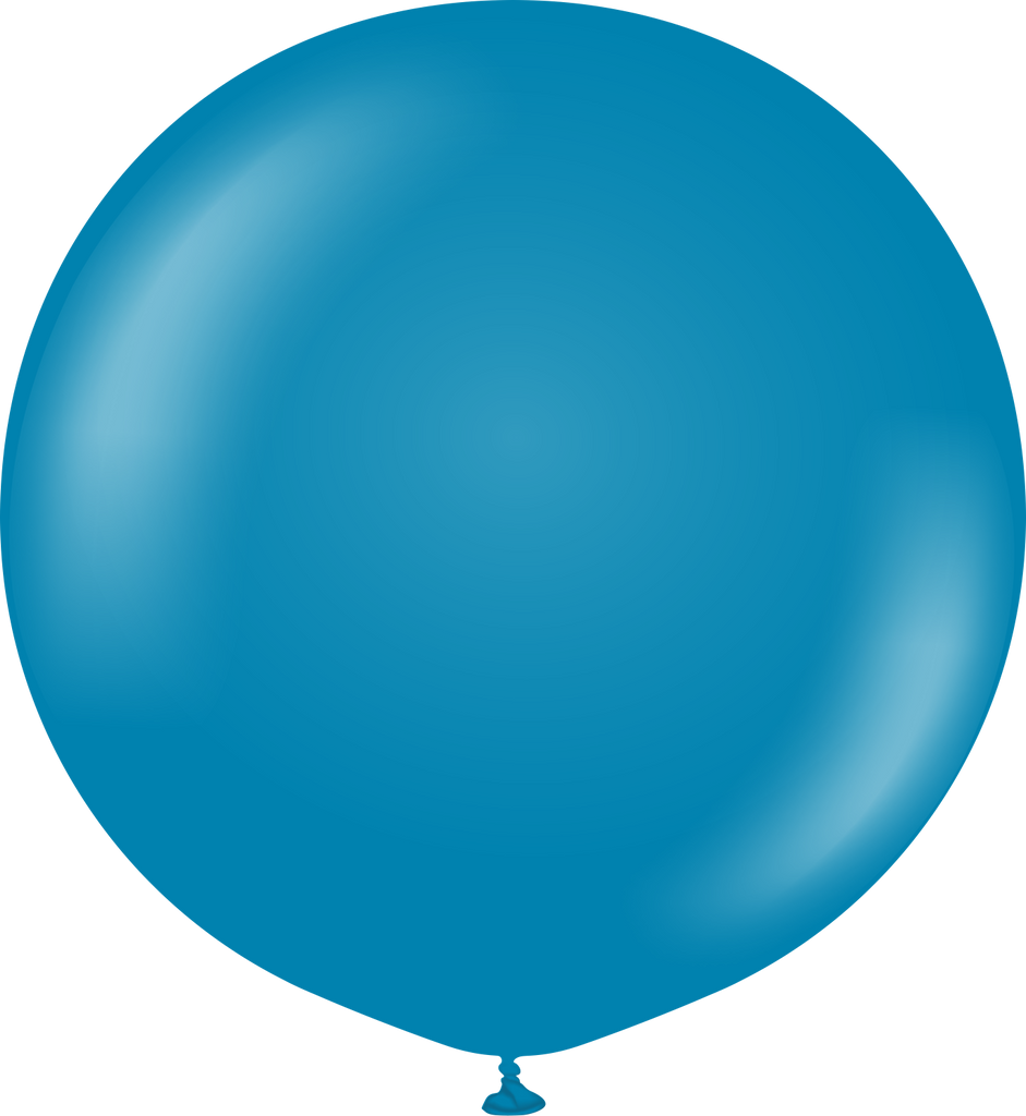 36" Kalisan Latex Balloons Retro Deep Blue (2 Per Bag)