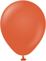 5" Kalisan Latex Balloons Retro Rust Orange (50 Per Bag)