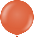 36" Kalisan Latex Balloons Retro Rust Orange (2 Per Bag)