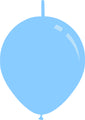 18" Deco Light Blue Decomex Linking Balloons (25 Per Bag)