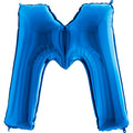 40" Foil Shape Megaloon Balloon Letter M Blue