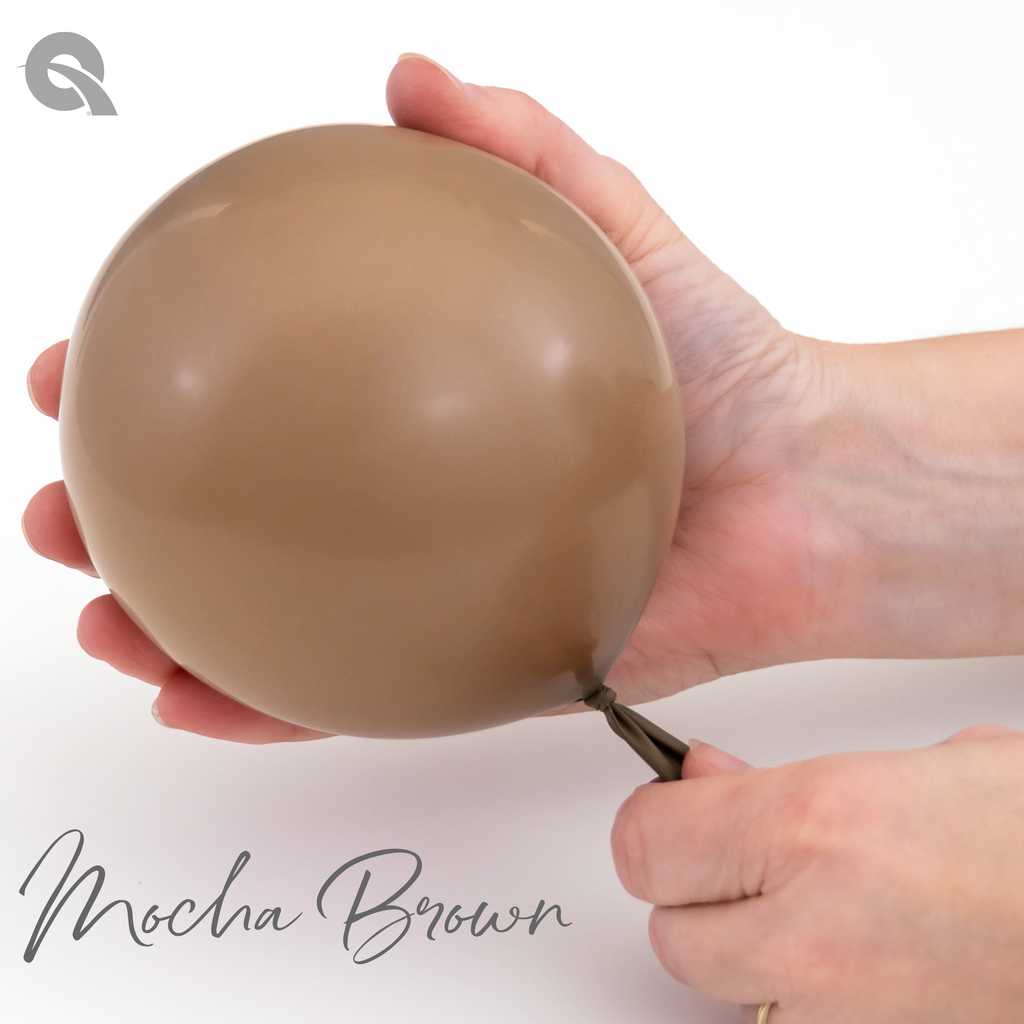 Mocha Brown Hand Pioneer Qualatex Latex Balloons 