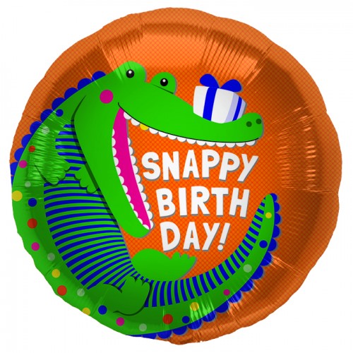 18" Snappy Birthday Foil Balloon