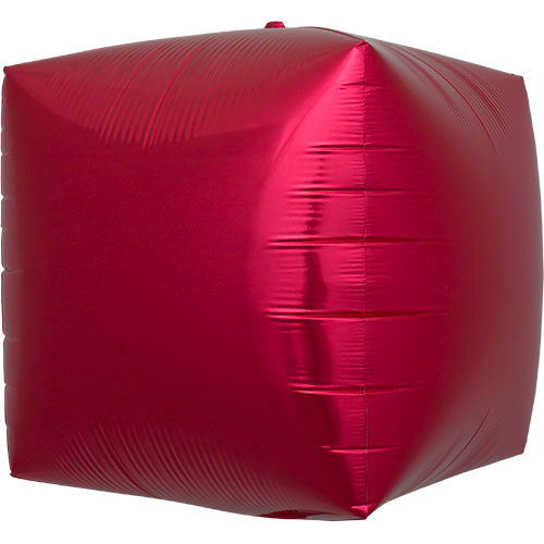 17" Red Cube Foil Balloon