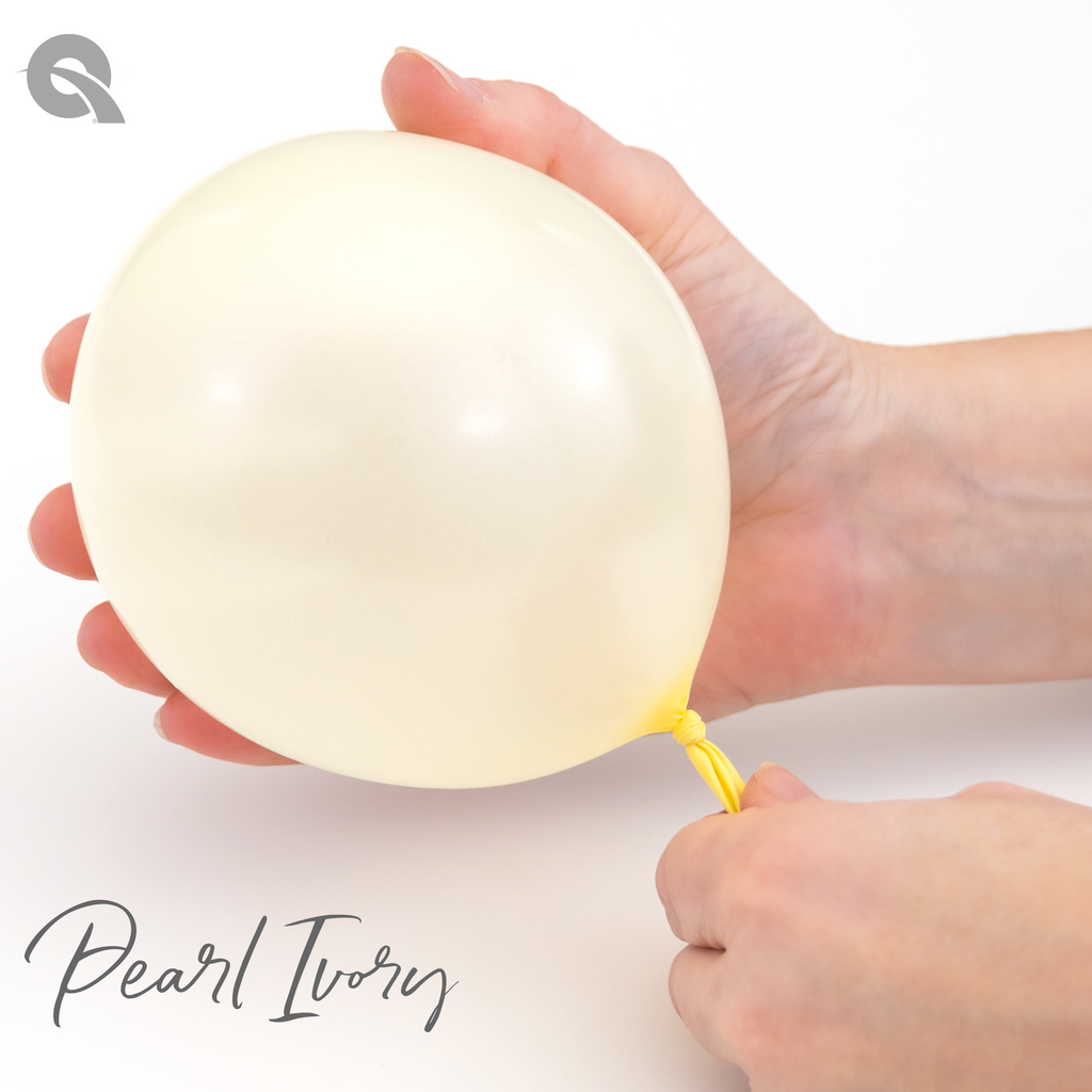Pearl Ivory Hand Pioneer Qualatex Latex Balloons 