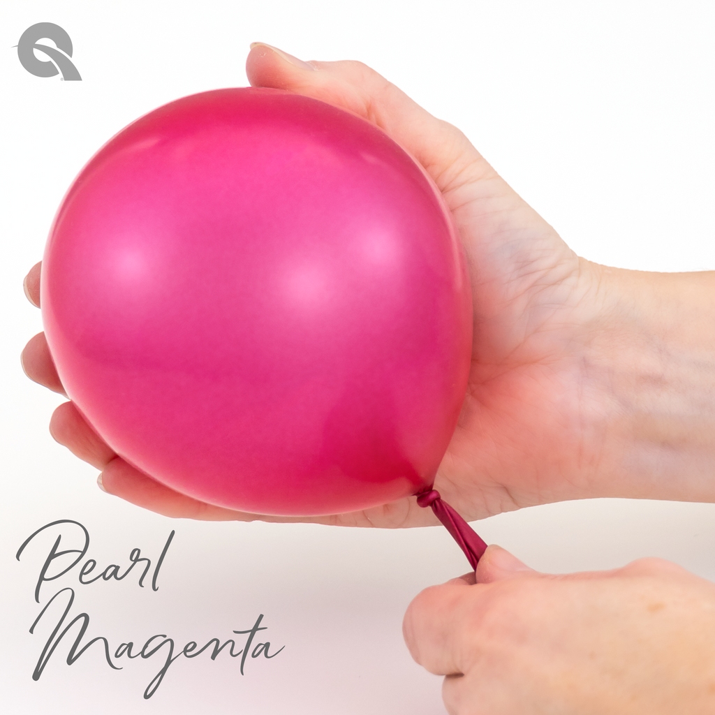 Pearl Magenta Hand Pioneer Qualatex Latex Balloons 