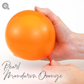 Pearl Mandarin Orange Hand Pioneer Qualatex Latex Balloons 