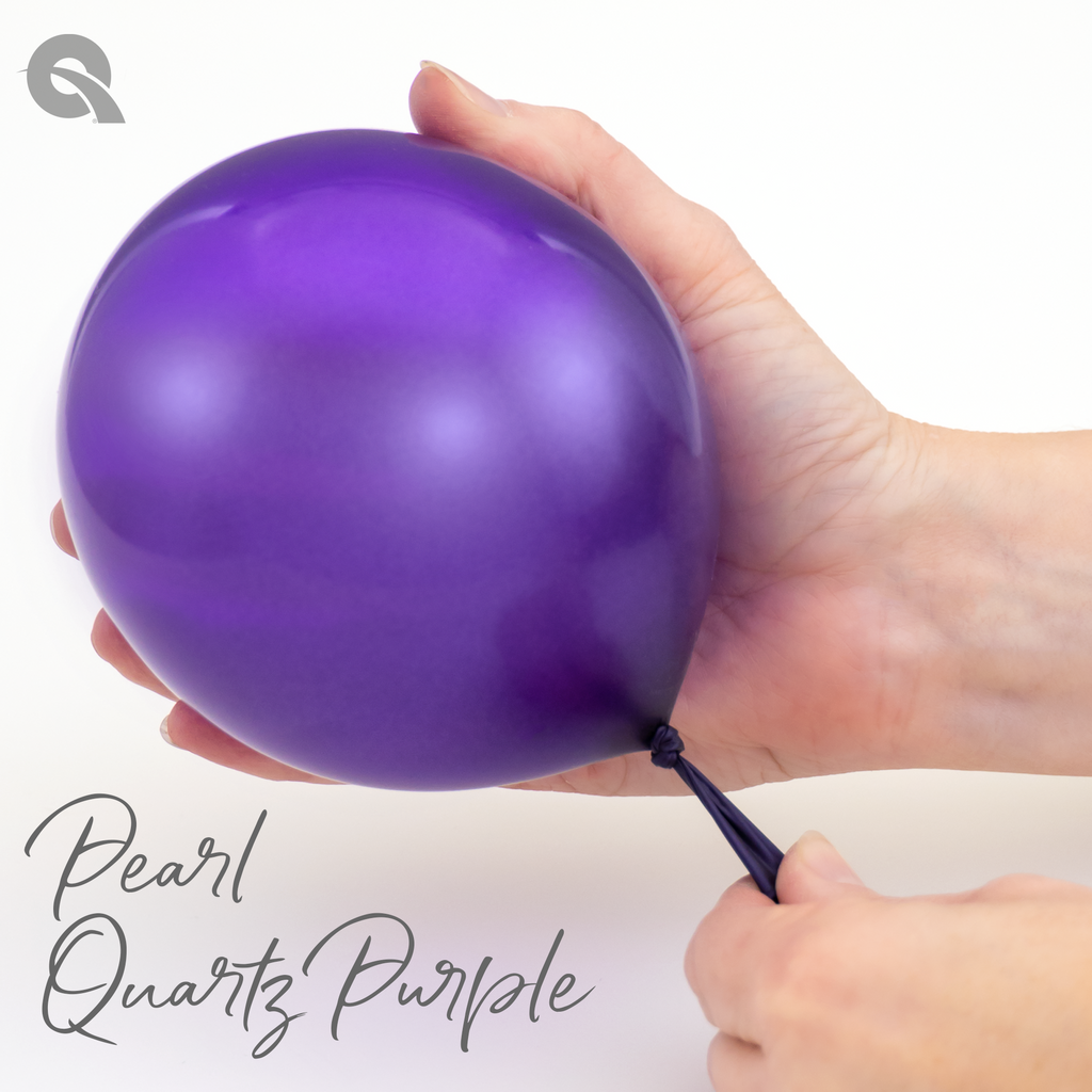 Pearl Quartz Purple Hand Pioneer Qualatex Latex Balloons 