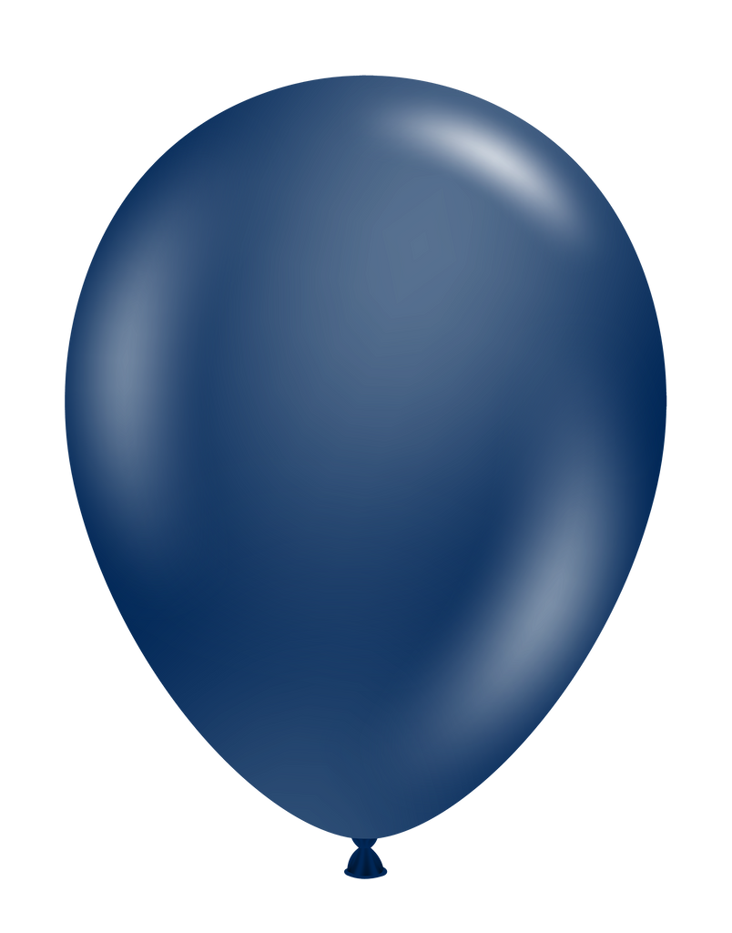 11" Pearl Metallic Midnight Blue Tuftex Latex Balloons (100 Per Bag)