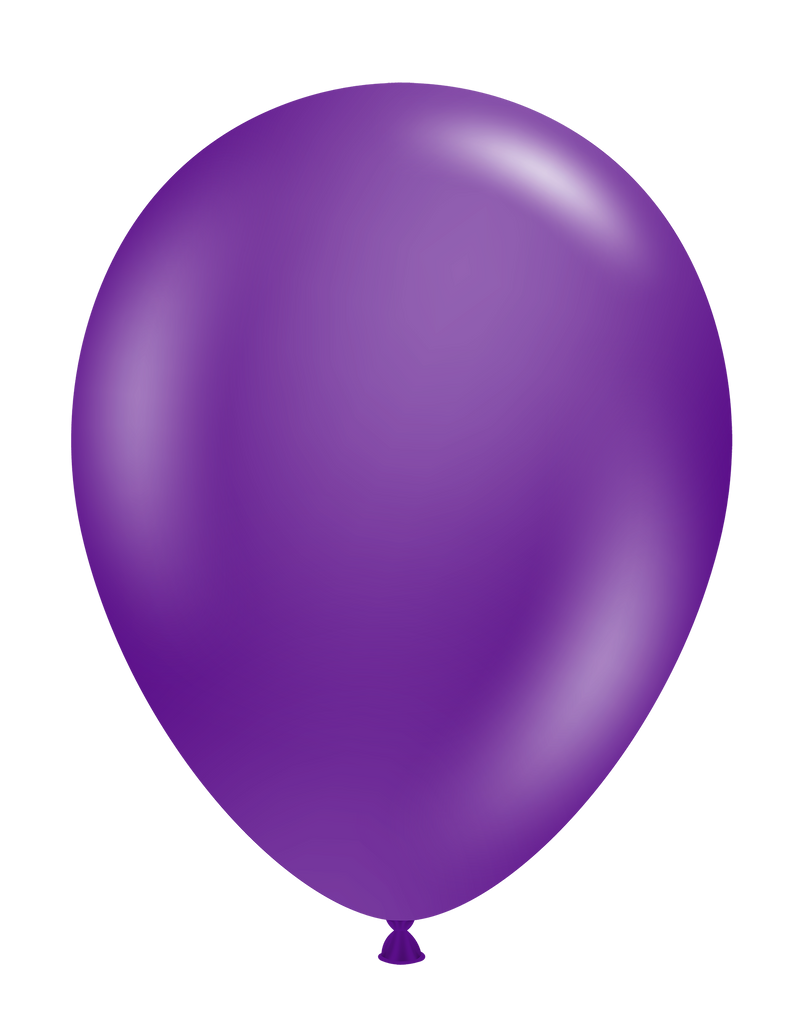 5 Inch Tuftex Latex Balloons (50 Per Bag) Plum Purple