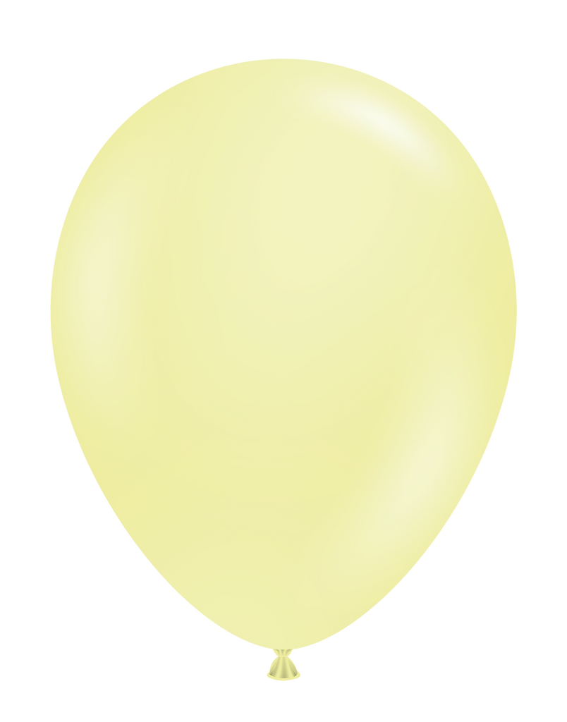 5" Lemonade Tuftex Latex Balloons (50 Per Bag)