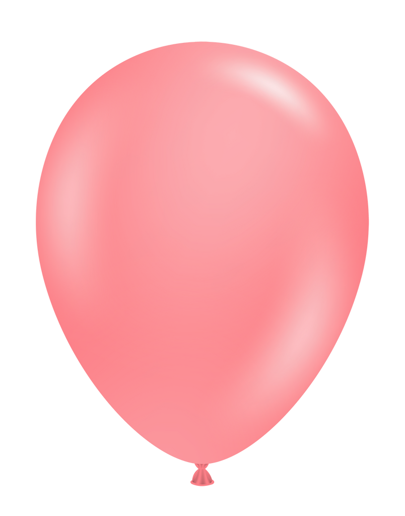 5" Coral Tuftex Latex Balloons (50 Per Bag)
