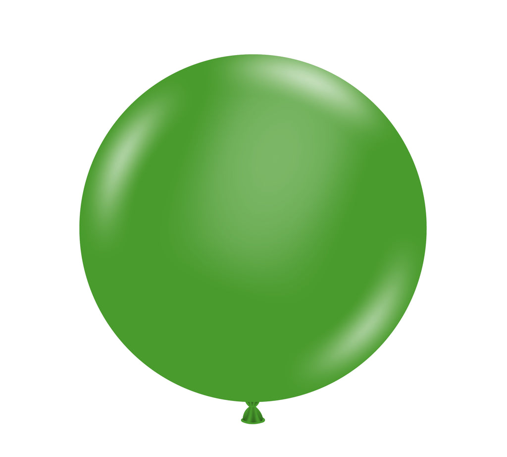 36 inch green tuftex latex balloons 2 per bag tt 36204