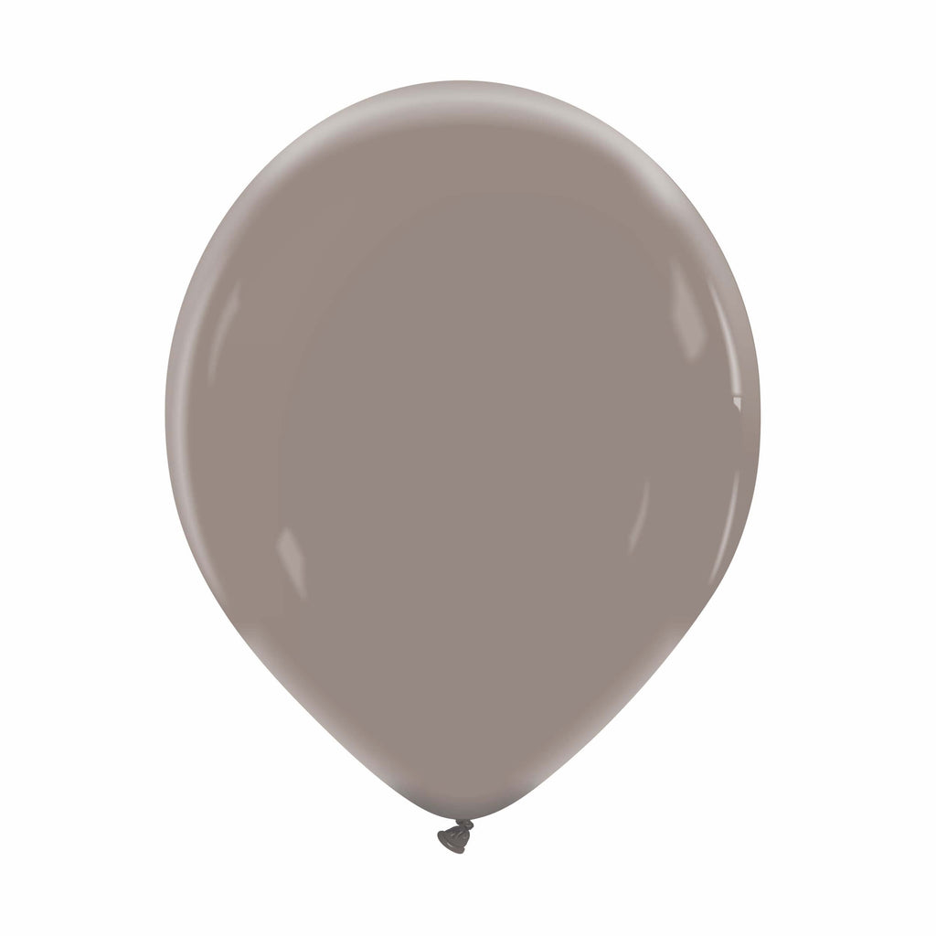 12" Cattex Premium Lead Grey Latex Balloons (50 Per Bag)