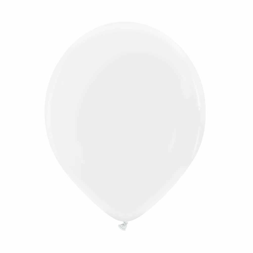 12" Cattex Premium Snow White Latex Balloons (50 Per Bag)