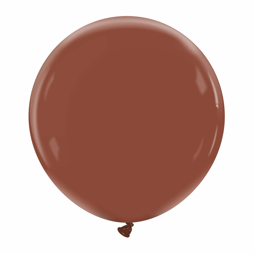 24" Cattex Premium Chocolate Latex Balloons (1 Per Bag)