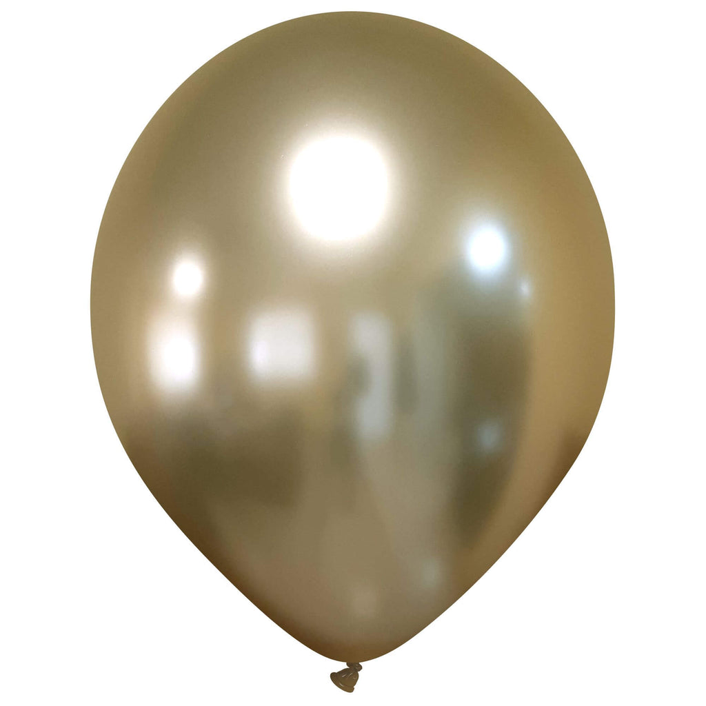 13" Cattex Titanium Light Gold Latex Balloons (50 Per Bag)