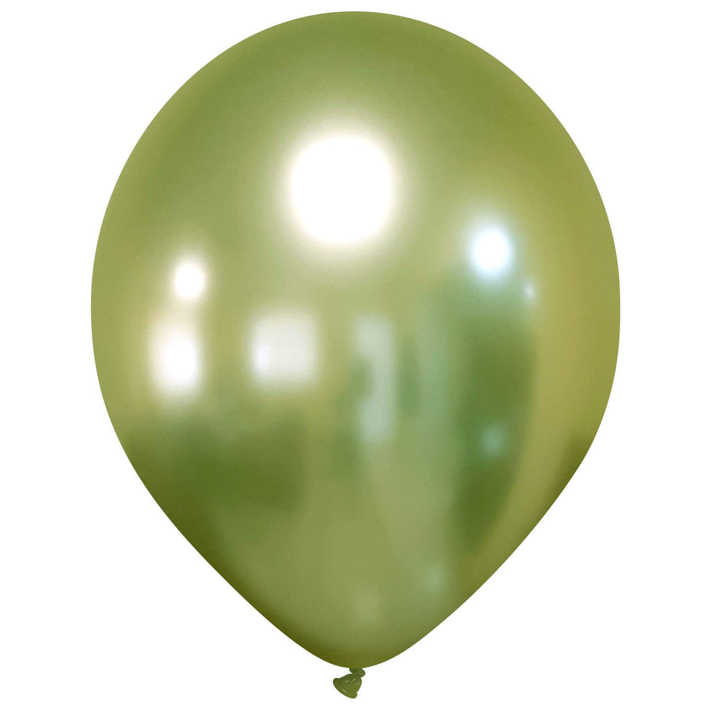 13" Cattex Titanium Lime Green Latex Balloons (50 Per Bag)