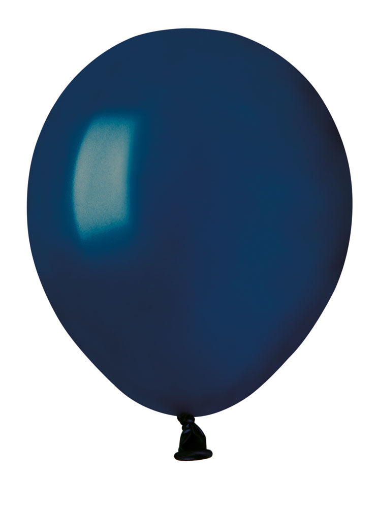5 inch gemar latex balloons bag of 100 standard navy