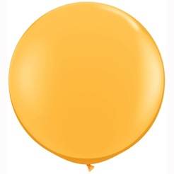 36" Qualatex Latex Balloons (2 Pack) Goldenrod