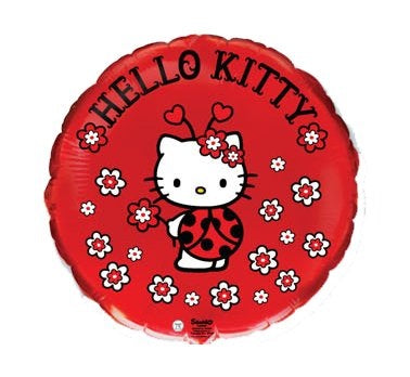 18" Hello Kitty Ladybug Balloon