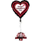 18" Happy Valentine's Day with Pop Up Balloon Weight