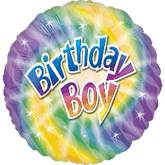 18" Birthday Boy Mylar Balloon