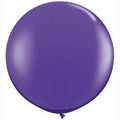 36" Qualatex Latex Balloons (2 Pack) Purple Violet