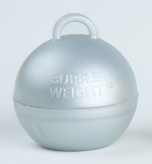 35 Gram Bubble Balloon Weights Silver