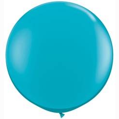 36" Qualatex Latex Balloons (2 Pack) Tropical Teal