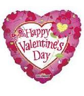 18" Happy Valentine's Day Butterfly Balloon