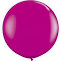 36" Qualatex Latex Balloons (2 Pack) Wild Berry